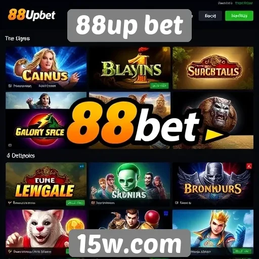 Análise da variedade de jogos disponíveis no 88up bet