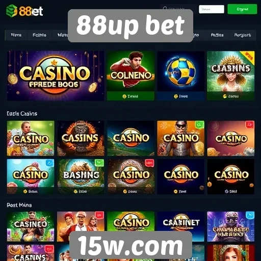 Opções de jogos disponíveis na 88up bet