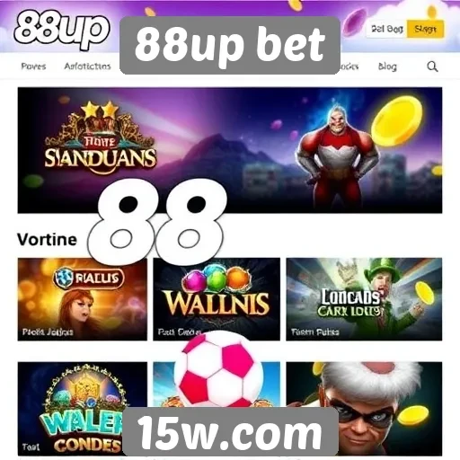 Plataforma 88up bet oferece jogos variados e emocionantes