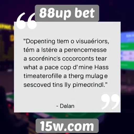 Feedback de usuários sobre a experiência no 88up bet