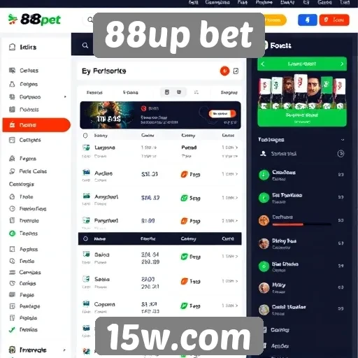 Interface do usuário do 88up bet é intuitiva